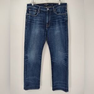 Lucky Brand Men's Dark Blue Straight Jeans Size 32x30